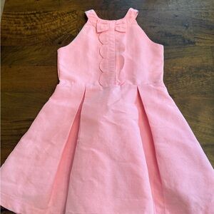 Janie and Jack Pink Scalloped Formal Dress